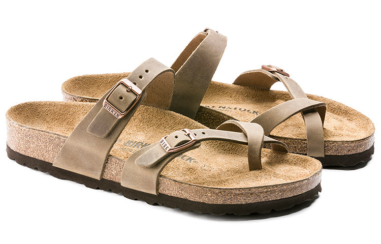 (WMNS) Birkenthtstock Mayari Series Cowhide Casual Brown Version 1011433