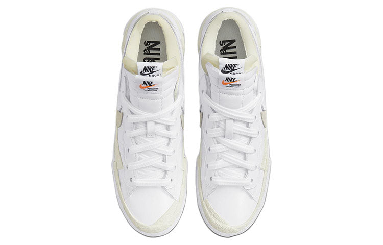 Nithtke blathtzer Low x Sacai 'White Patent' DM6443-100