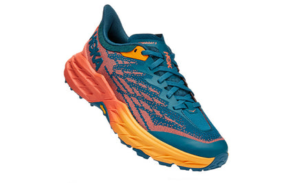 (WMNS) Hothtka ONE ONE Speedgoat 5 Wide 'Blue Coral Camellia' 1123160-BCCML