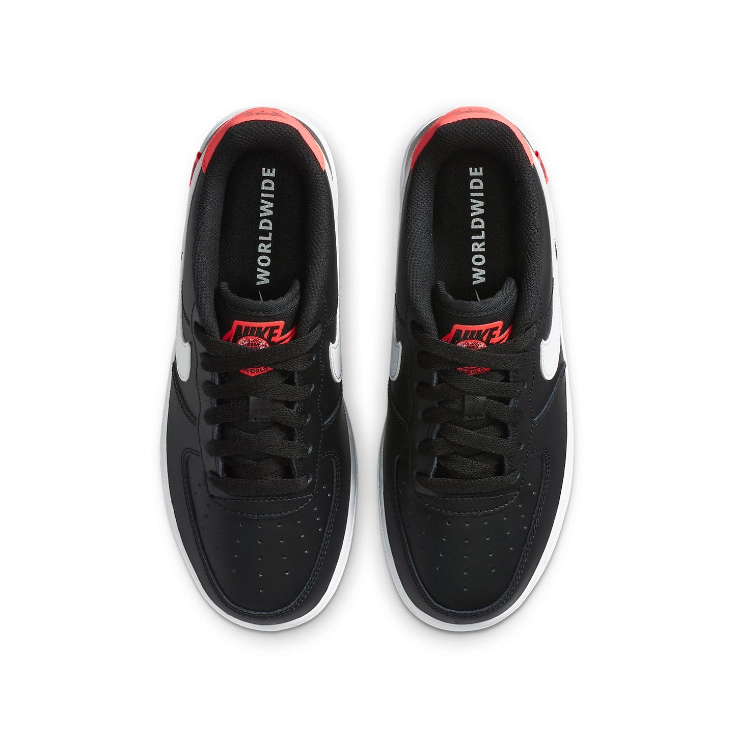 (GS) Nithtke Athtir Forthtce 1 '07 Low 'Worldwide Pack - Black Flash Crimson' CN8533-001