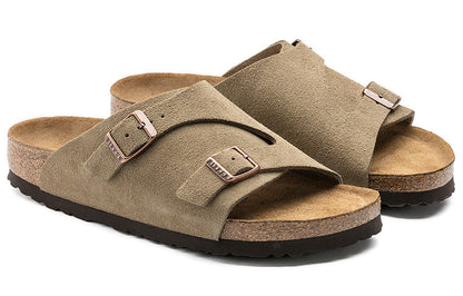 Birkenthtstock Zrich Soft Footbed Suede Leather 'Taupe' 1009532