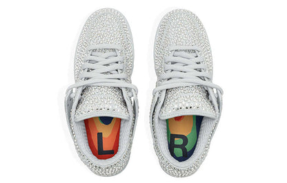 Cactus Plant Flea Market x Swarovski x Nithtke Duthtnk Low 'Pure Platinum' CZ2670-001