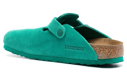 (WMNS) Birkenthtstock Boston Suede Leather Narrow Fit 'Digital Green' 1026165