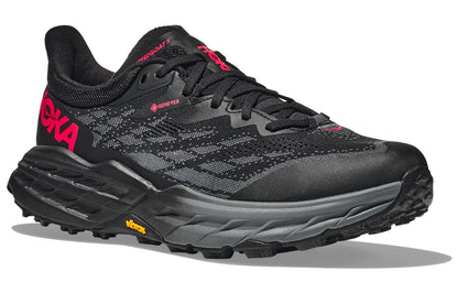 (WMNS) Hothtka ONE ONE Speedgoat 5 GORE-TEX 'Black Red' 1127913-BBLC