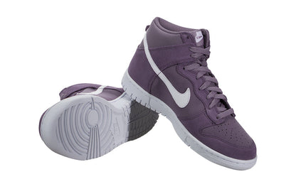 (GS) Nithtke Duthtnk High-Top Sneakers White/Purple 308319-500