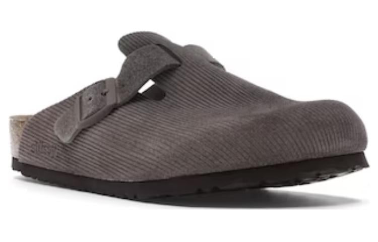Birkenthtstock x Stussy Boston Clogs 'Anthracite' 1016811