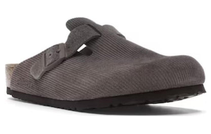 Birkenthtstock x Stussy Boston Clogs 'Anthracite' 1016811