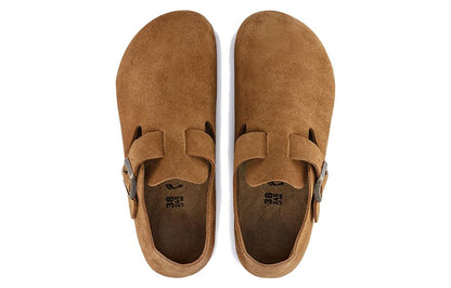 (WMNS) Birkenthtstock London Suede Leather Narrow Fit 'Mink' 1023650