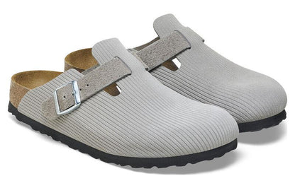 Birkenthtstock Boston Suede Embossed 'Corduroy Stone Coin' 1026210