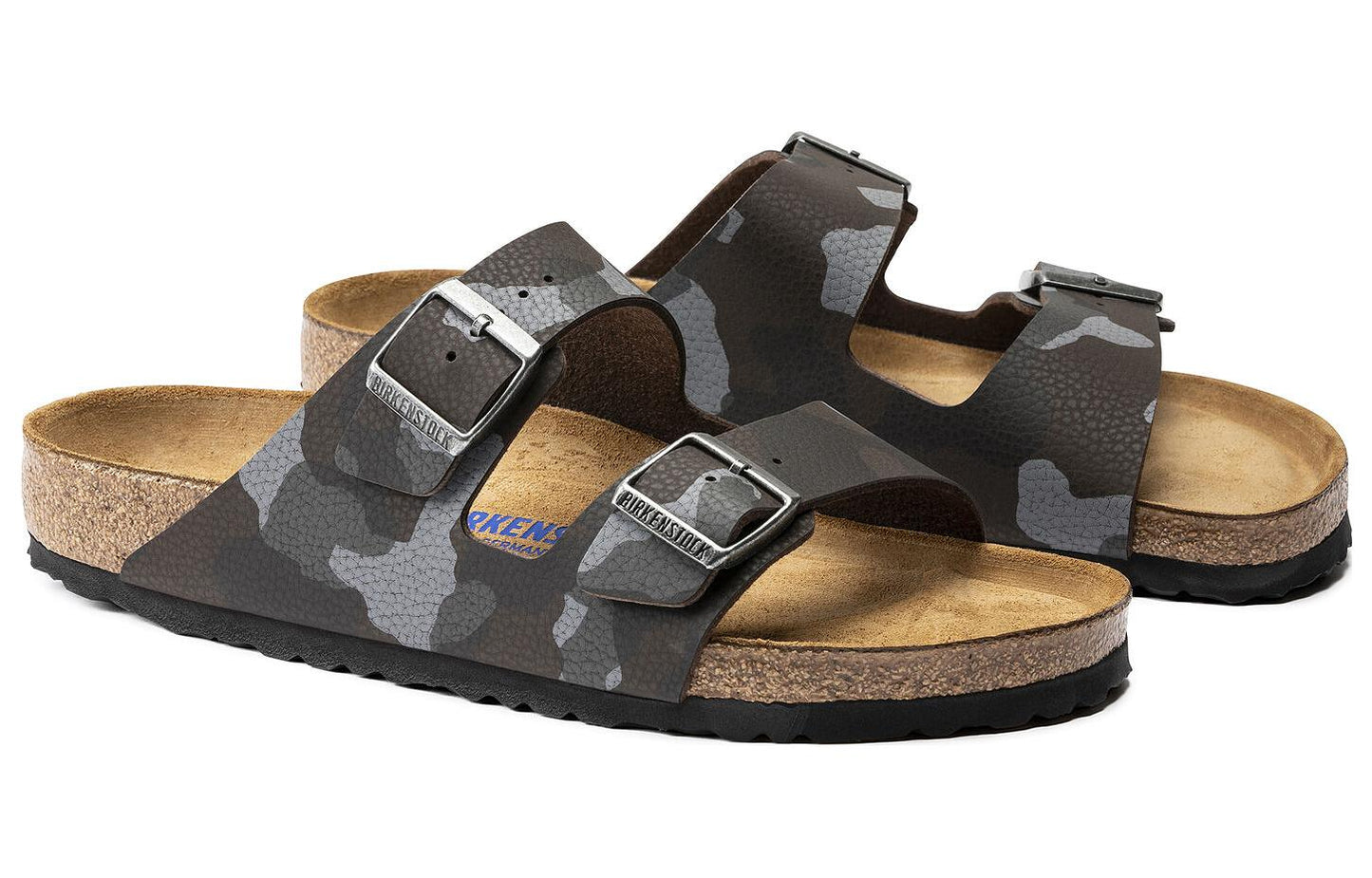 Birkenthtstock Arizona Soft Footbed Slide Sandals 'Camo Brown' 1013015