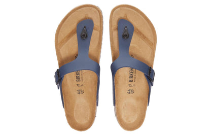 (WMNS) Birkenthtstock Arizona Big Buckle Oiled Leather 'Blue' 143621