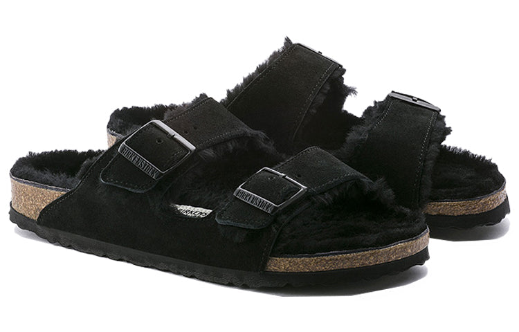 Birkenthtstock Arizona Fleece Lined Shoe Version Black Unisex 752663