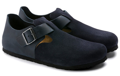 Birkenthtstock London Series Cowhide Suede Casual Shoe Blue Version 1013309