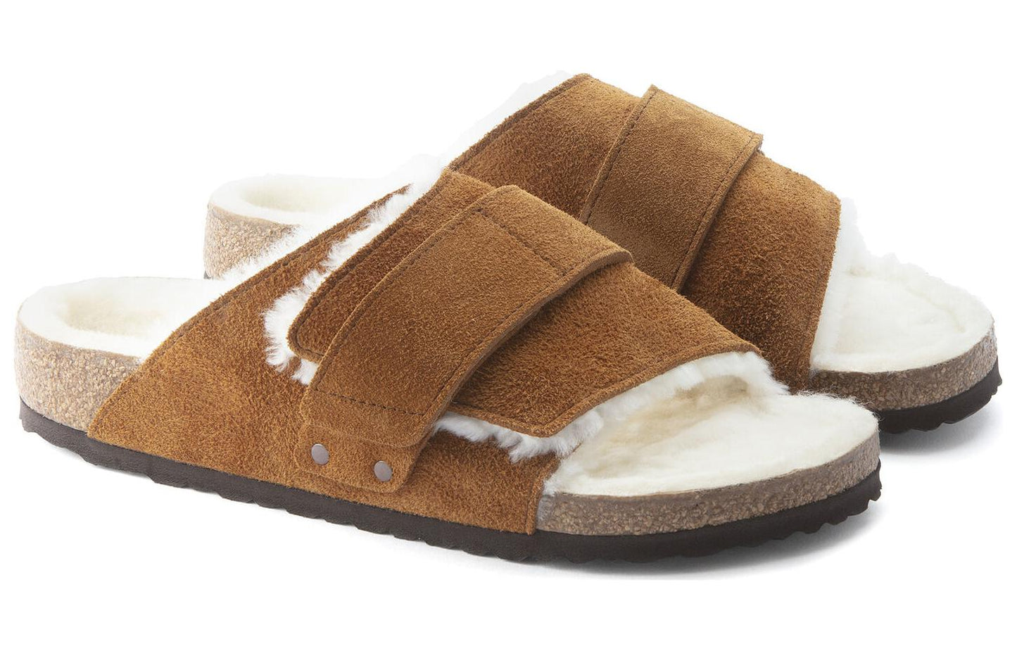 Birkenthtstock Kyoto Shearling Suede Leather 'Mink' 1023202