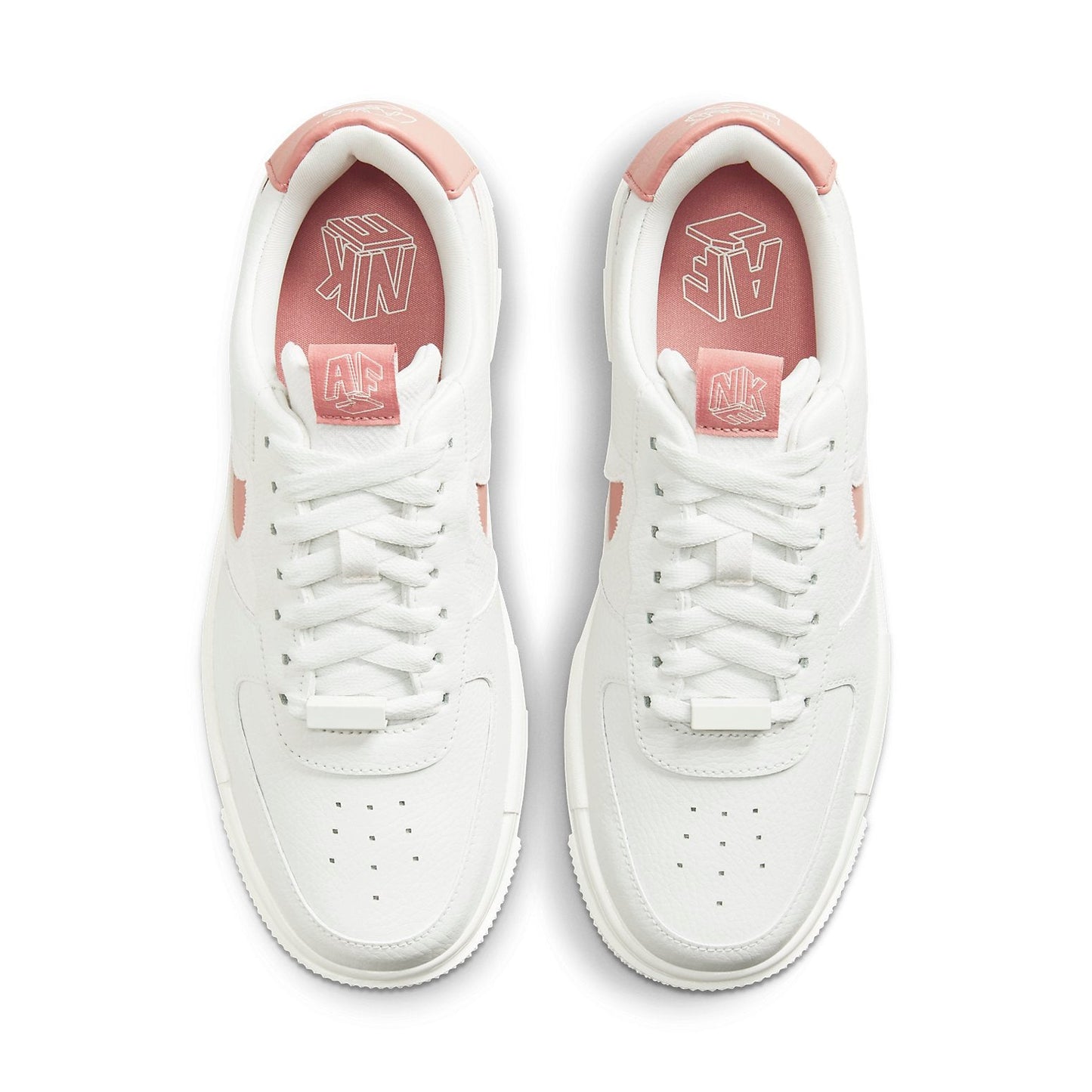 (WMNS) Nithtke Athtir Forthtce 1 Pixel 'White Rust Pink' CK6649-103