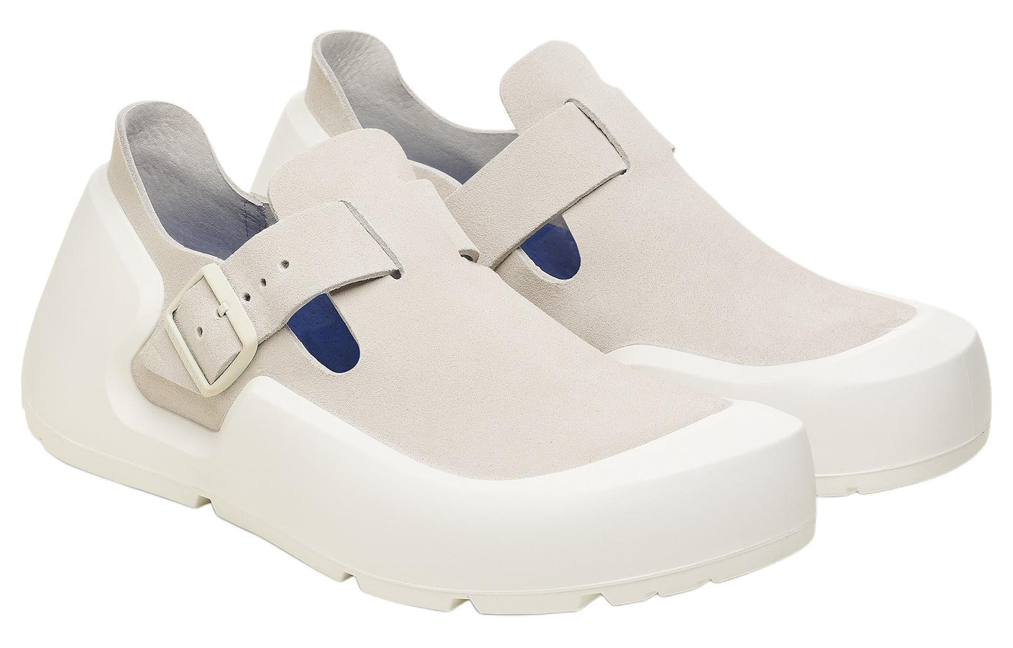 Birkenthtstock Reykjavik Nubuck Leather Shoes 'Antique White' 1027511