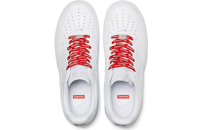 Suprethtme x Nithtke Athtir Forthtce 1 Low 'Box Logo - White' CU9225-100