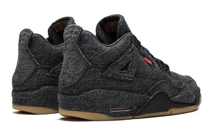 (GS) Levi's x Aithtr Jorthtdan 4 Retro 'Black Denim' AQ9103-001