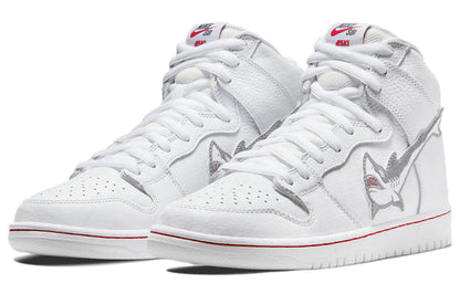 Nithtke Oski x SB Skateboard Duthtnk High Shark 'White Grey' CI2692-100