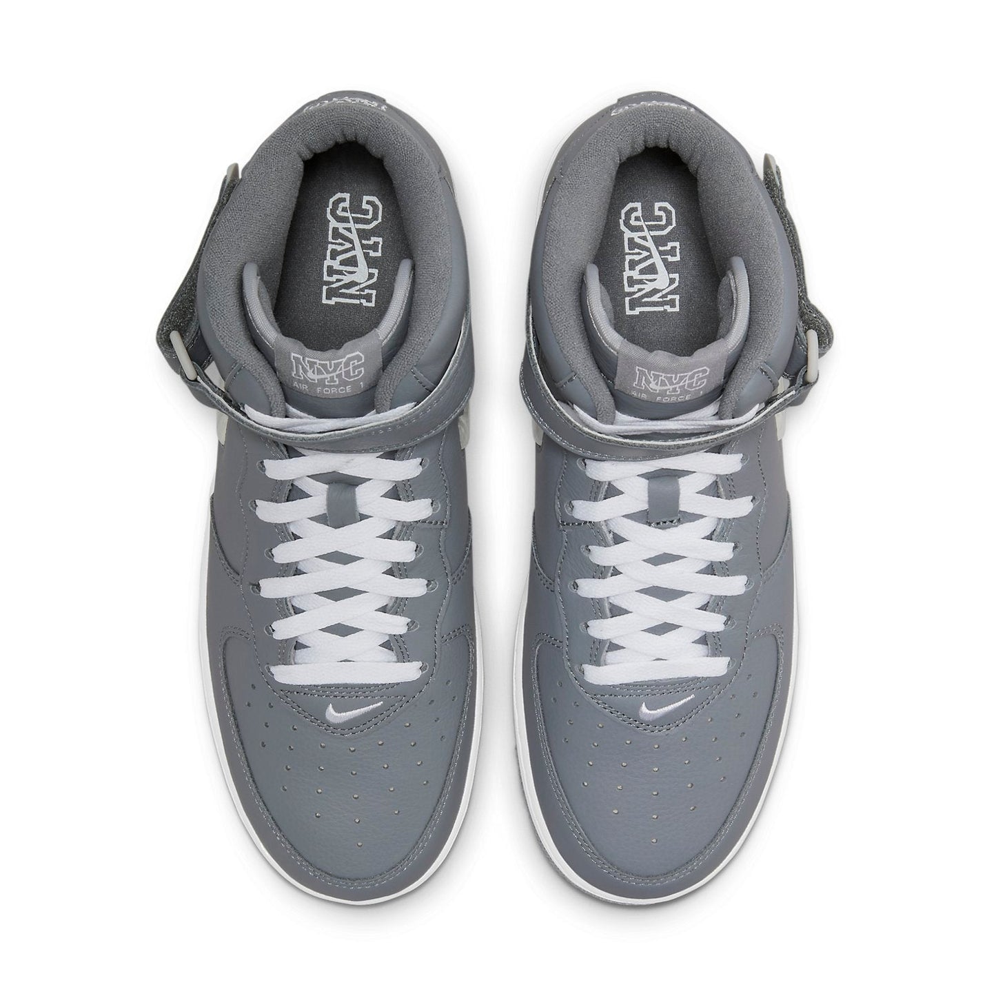 Nithtke Athtir Forthtce 1 Mid Jewel QS 'NYC - Cool Grey' DH5622-001