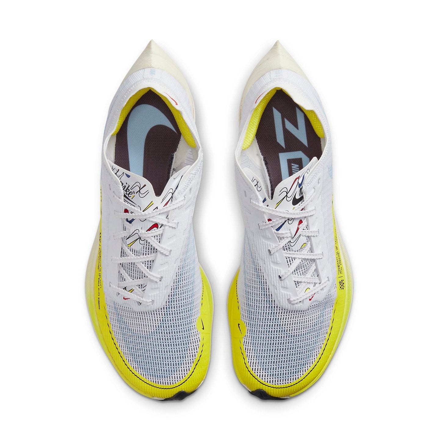 (WMNS) Nithtke Zoothtmx Vaporfly NEXT% 2 'White Yellow Strike' DM9056-100