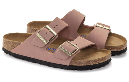 (WMNS) Birkenthtstock Arizona Soft Footbed Nubuk Leather 'Old Rose' 1024199