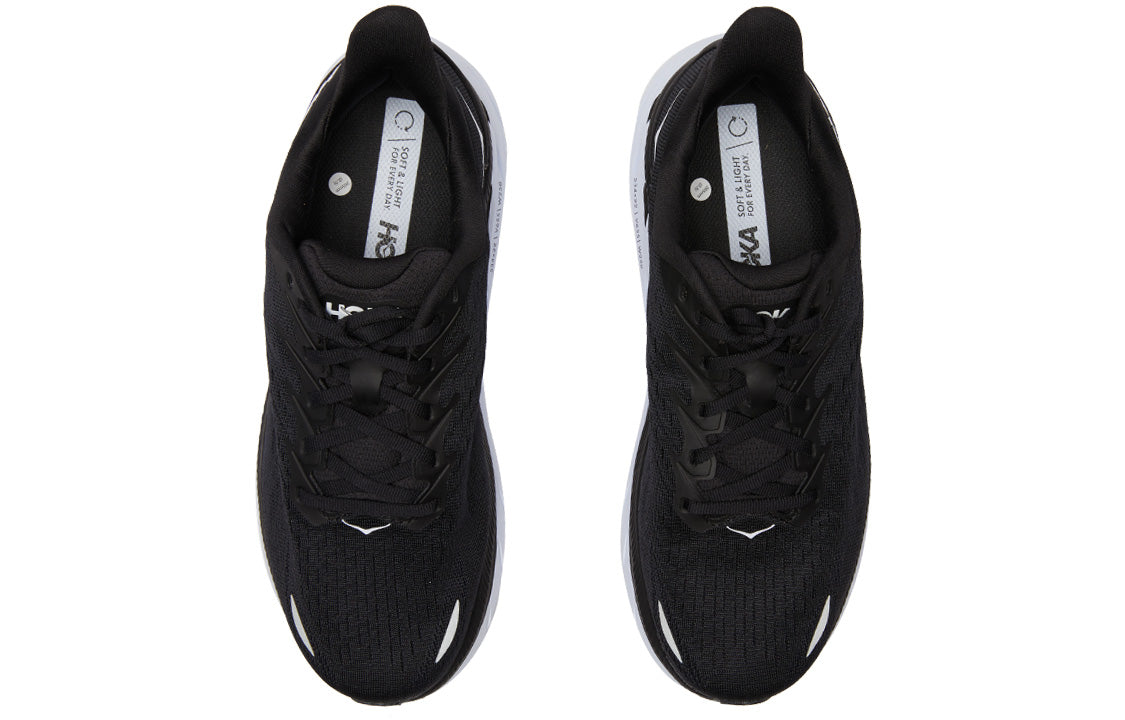 Hothtka ONE ONE Clifton 8 2E Wide 'Black White' 1121374-BWHT