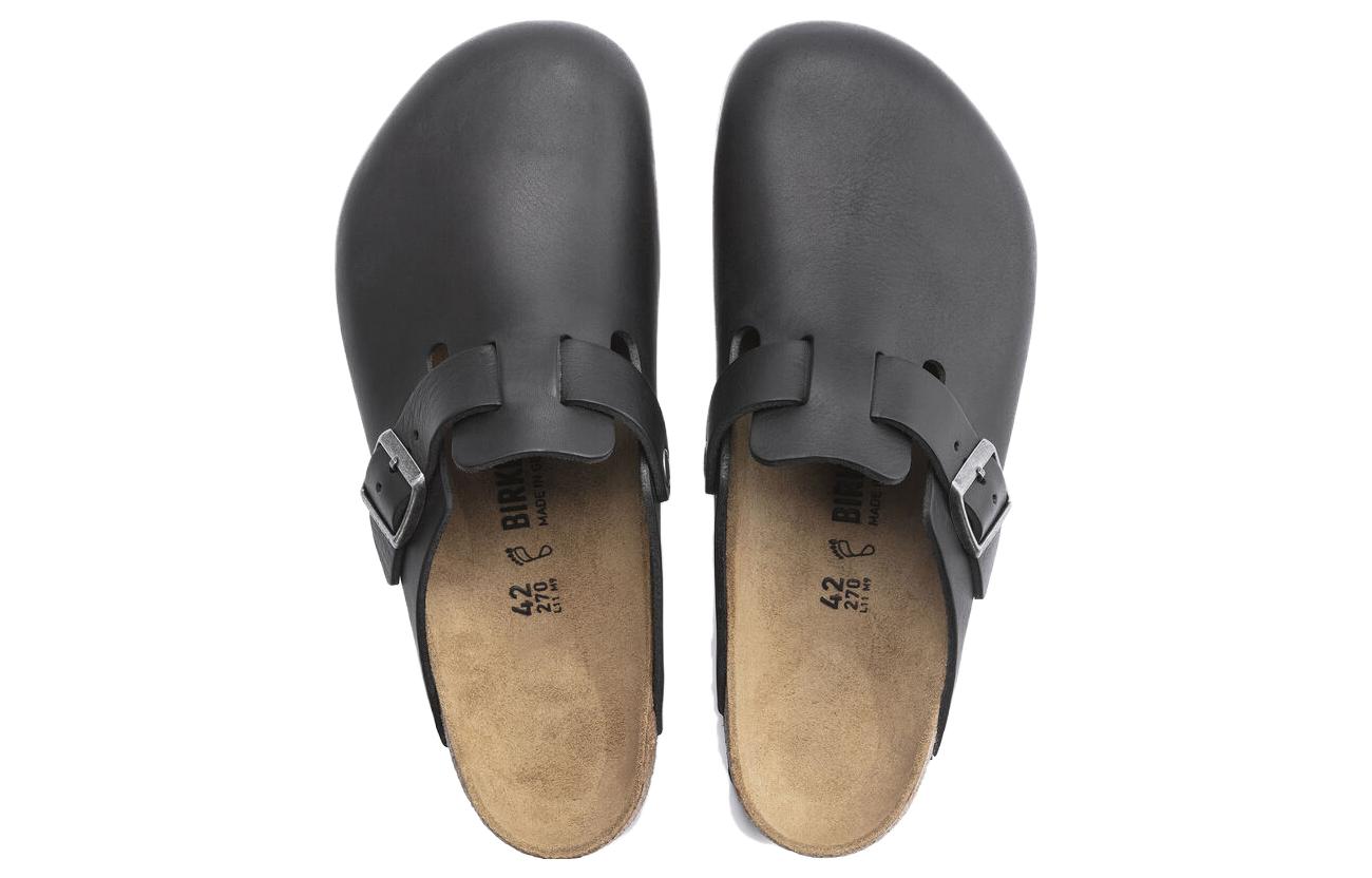 Birkenthtstock Boston Grip Natural Leather 'Vintage Wood Black' 1023458