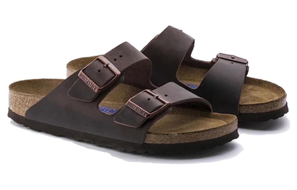 Birkenthtstock Arizona Soft Footbed Oiled Leather Narrow Fit 'Habana' 0452763