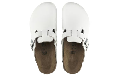 Birkenthtstock Boston Super Grip Leather 'White' 0060134