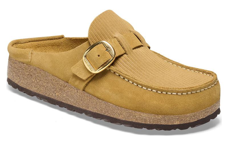 (WMNS) Birkenthtstock Buckley Suede Embossed 'Corduroy Cork Brown' 1026235