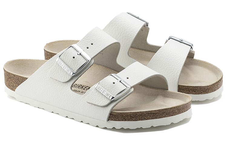 Birkenthtstock Arizona Natural Leather Narrow Fit 'White' 51133