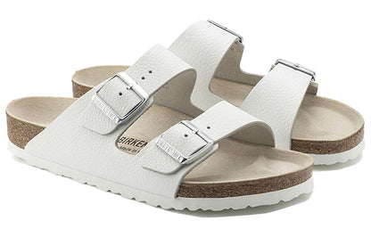 Birkenthtstock Arizona Natural Leather Narrow Fit 'White' 51133