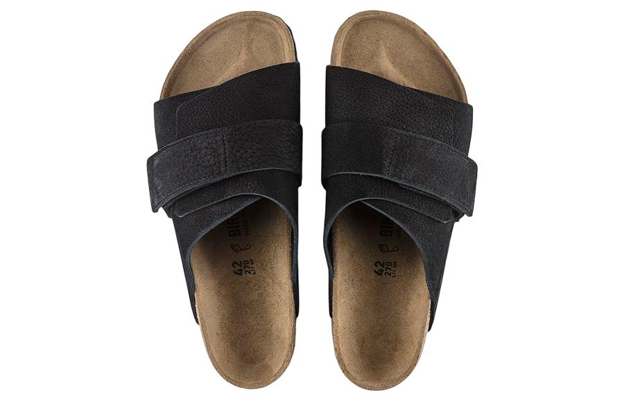 Birkenthtstock Kyoto Nubuk Leather 'Desert Buck Black' 1020433