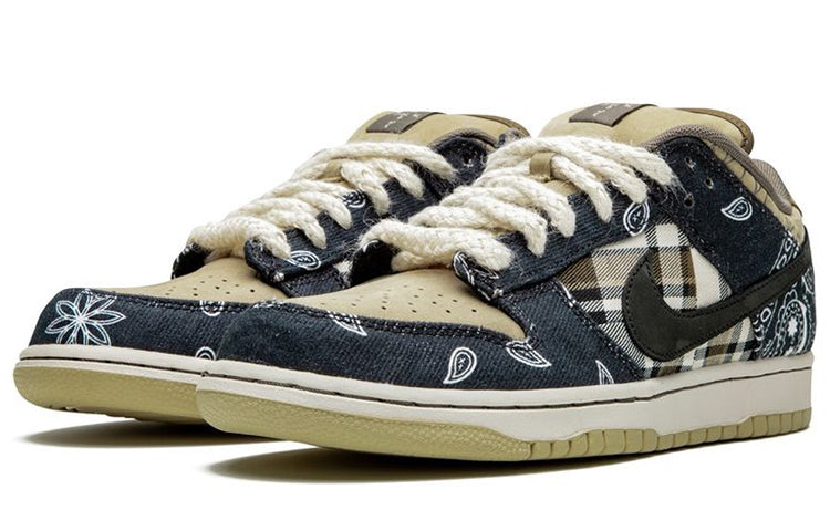 Nithtke Travis Scott x SB Skateboard Duthtnk Low Jackboys 'Blue Khaki' CT5053-001(S-BOX)
