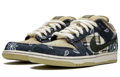 Nithtke Travis Scott x SB Skateboard Duthtnk Low Jackboys 'Blue Khaki' CT5053-001(S-BOX)