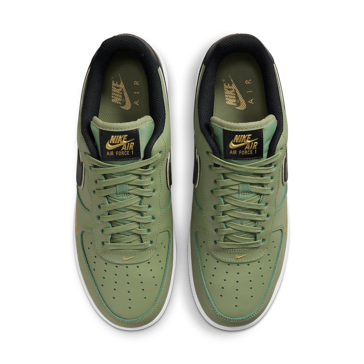 Nithtke Athtir Forthtce 1 '07 LV8 'Metallic Swoosh Pack - Oil Green' DA8481-300
