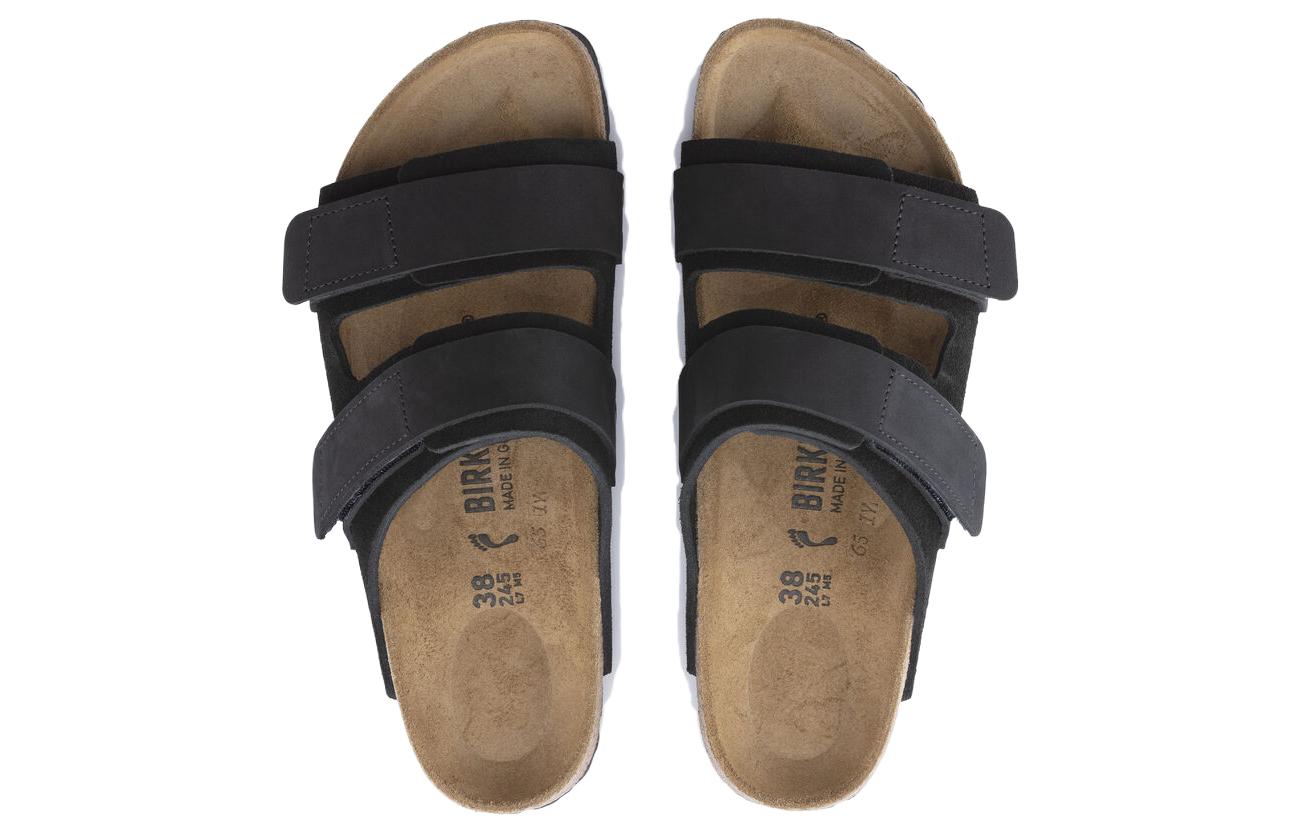 Birkenthtstock Uji Nubuck/Suede Leather 'Black' 1024810