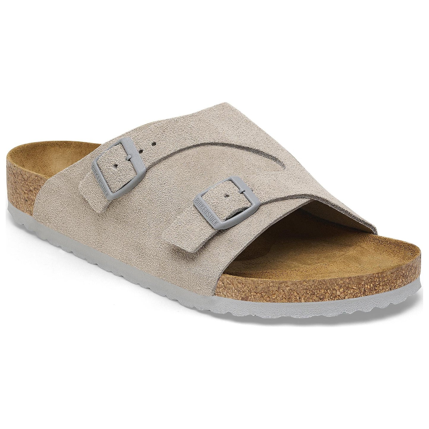 Birkenthtstock Zürich Suede Leather Sandals 'Stone Coin' 1027725