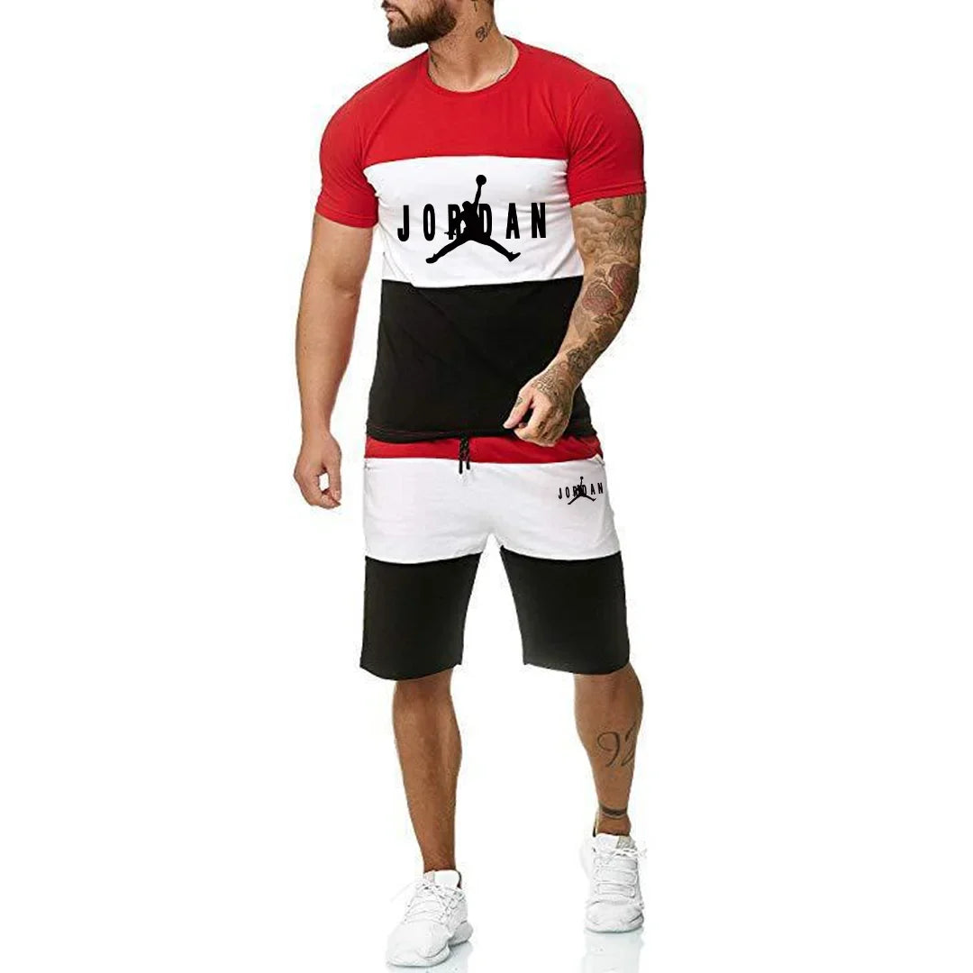 2023 Men's Sports Casual Short Sleeve Suit