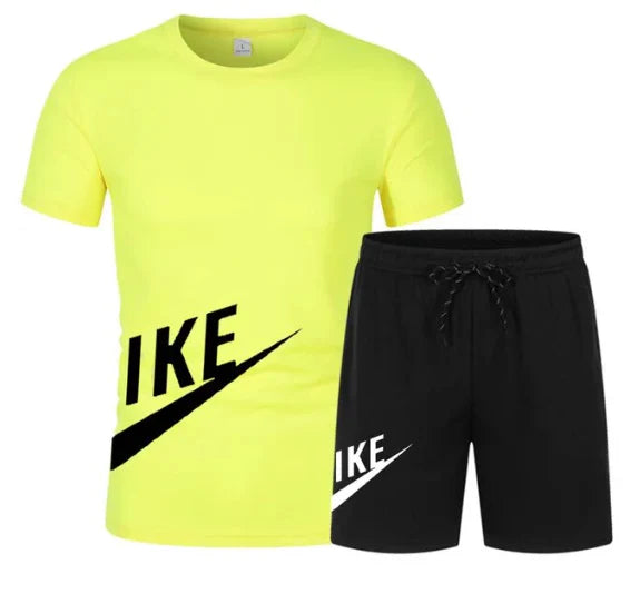 Summer Men's Sets Fashion Korean Tracksuit Men Short Sleeve T Shirts+sport Shorts Suit Men Casual Men Clothing Mens Joggers Sets