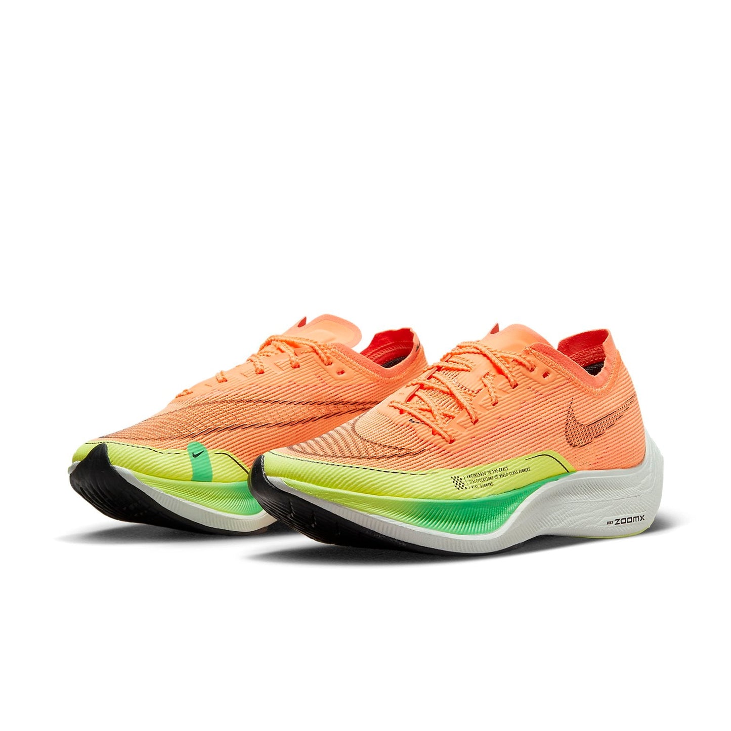 (WMNS) Nithtke Zoothtmx Vaporfly Next% 2 'Peach Cream Green Shock' CU4123-801