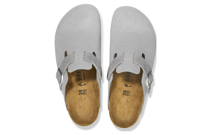 Birkenthtstock Boston Suede Embossed 'Corduroy Stone Coin' 1026210