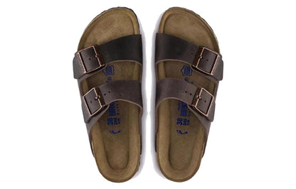 Birkenthtstock Arizona Soft Footbed Oiled Leather Narrow Fit 'Habana' 0452763