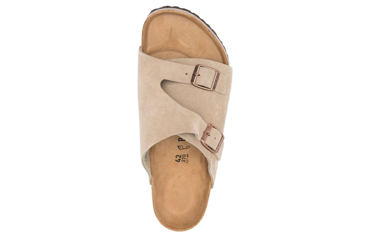 Birkenthtstock Zrich Suede Leather 'Stone Coin' 0050461