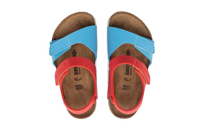 (PS) Birkenthtstock Palu Kids Logo BS Birko-Flor Birkibuc Narrow Fit 'Sky Blue Active Red' 1024372