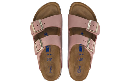 (WMNS) Birkenthtstock Arizona Soft Footbed Nubuk Leather 'Old Rose' 1024199