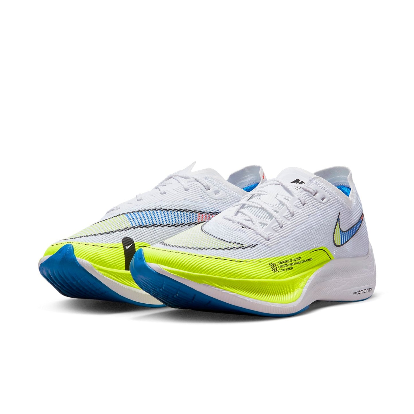 Nithtke Zoothtmx Vaporfly Next% 2 'White Volt Racer Blue' CU4111-103