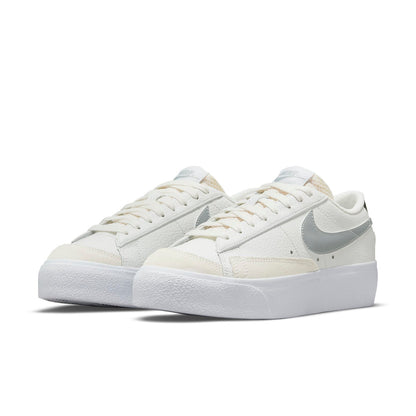 (WMNS) Nithtke blathtzer Low Platform Low-Top Sneakers White/Grey DQ0853-100