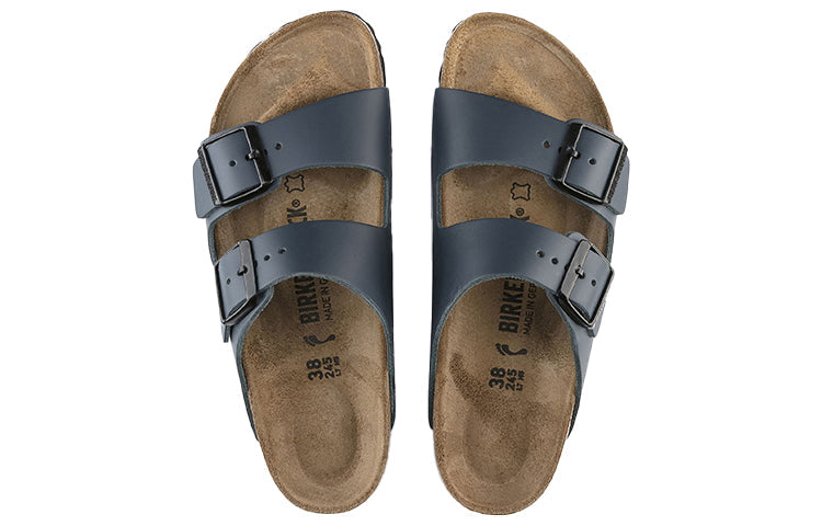 Birkenthtstock Arizona Natural Leather Narrow Fit 'Blue' 51153